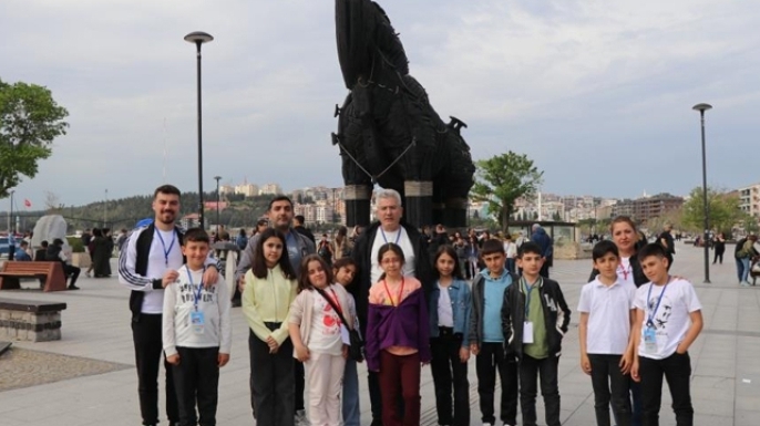 Oltulu çocuklara kültür gezisi