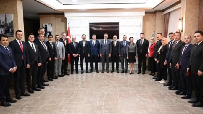 Kaymakamlara veda yemeği