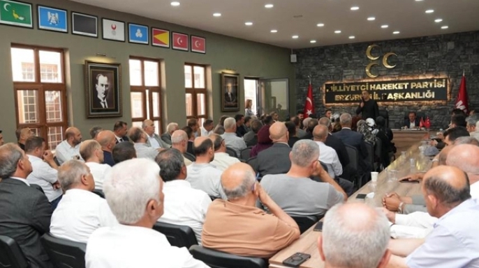 MHP Erzurum teşkilatında kongre heyecanı