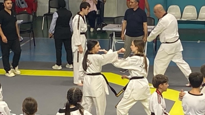 Oltulu taekwondocu Semanur Duran'dan büyük başarı