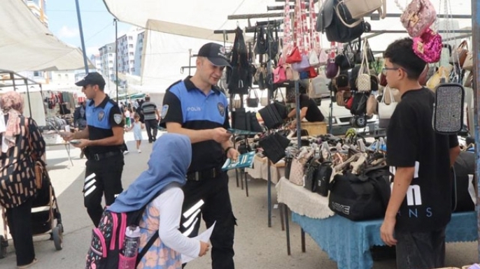 Erzurum polisinden vatandaşlara bilgilendirme