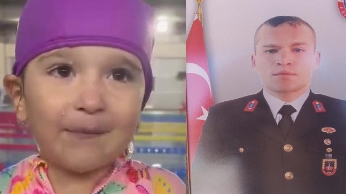 Şehit kızı İkra herkesi ağlattı