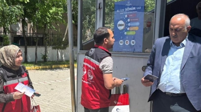 Şiddetle mücadelede saha mesaisi