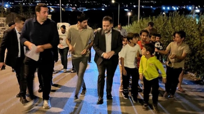 Uçar Hilalkent sakinleriyle buluştu