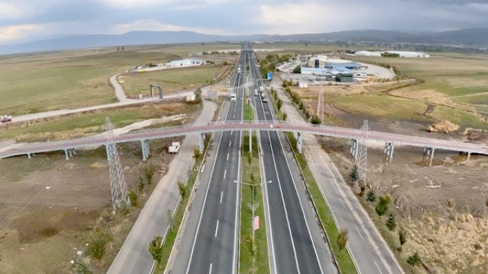 Hayvanlar için ekolojik köprü tamamlandı