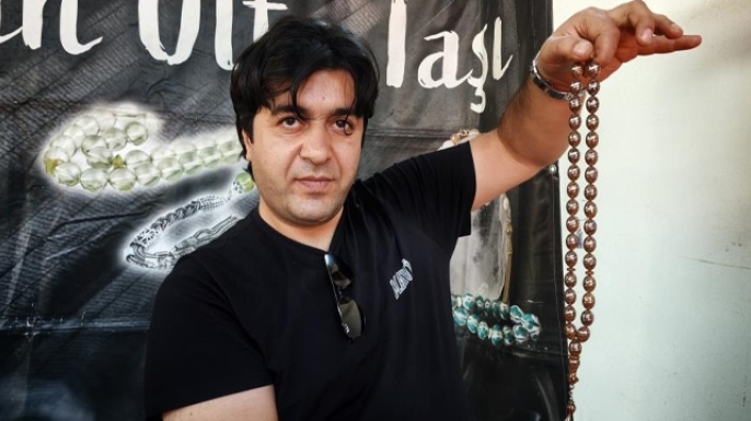 Oltu Taşı tespihler Ankara’da görücüye çıktı