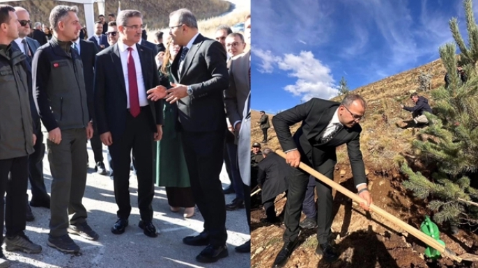 Uzlaşma için fidanlar dikildi