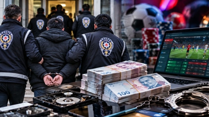 Yasa dışı bahis ağına 16 ilde operasyon