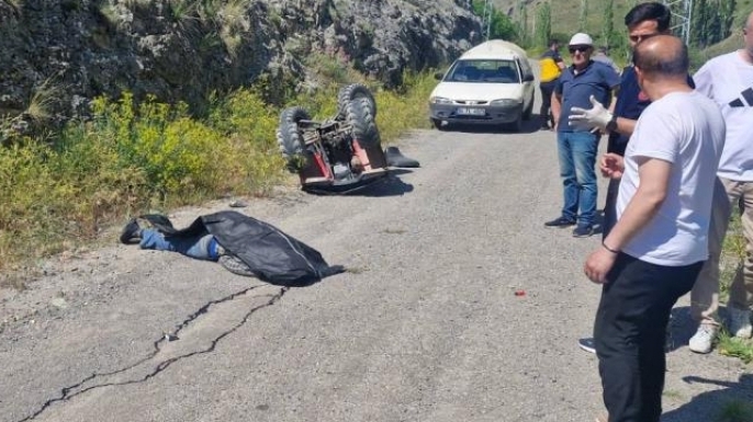 ATV takla attı, sürücü hayatını kaybetti