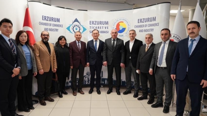 Çin Büyükelçisi JIANG Xuebin ETSO'da