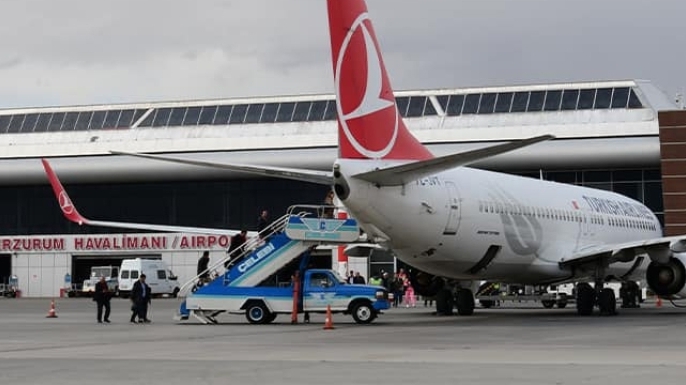 Erzurum Havalimanı’ndan 9 ayda 6 bin uçuş