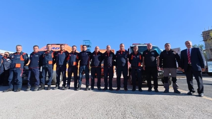 Erzurum’un kahramanları Gazze’de görevde