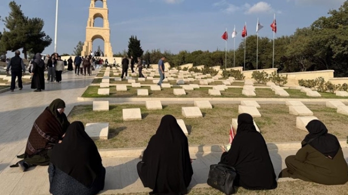 Erzurumlu şehit aileleri Çanakkale’de hüzünlendi