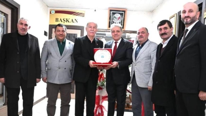 ESOB yönetiminden, Başkan Yiğider'e nezaket ziyareti