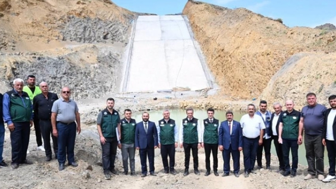 Gerek Göleti'nde 2027 su tutulacak