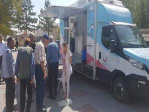 Aşkalede mobil sağlık taraması