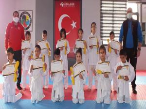 Çelebisporda tekmeler kuşak için kalktı