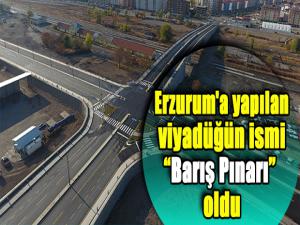 Erzurum'a yapılan viyadüğün ismi Barış Pınarı oldu