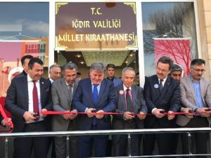 Iğdır'da Millet Kıraathanesi açıldı