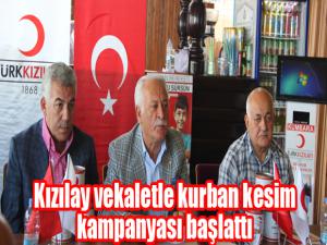 Kızılay vekaletle kurban kesim kampanyası başlattı