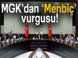 MGKdan Menbiç vurgusu