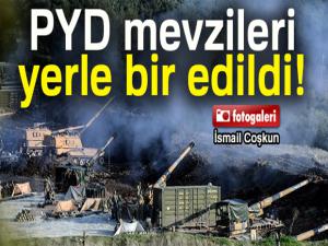 Sakarya Tepesindeki PYD mevzileri yerle bir edildi