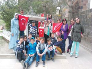 Saltuk Bey Ortaokulu öğrencilerinin tarih sevgisi