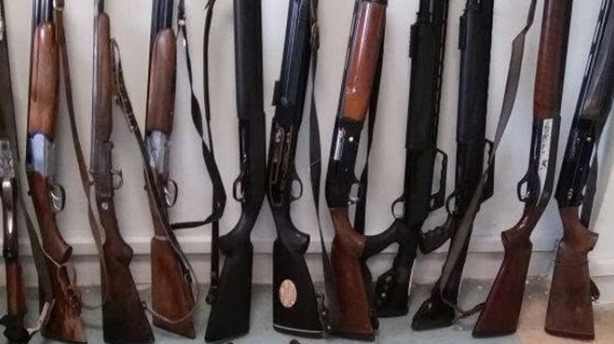 Kaçak avcıların silahları satışa çıkıyor