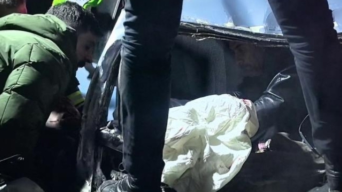 Kavşakta feci çarpışma