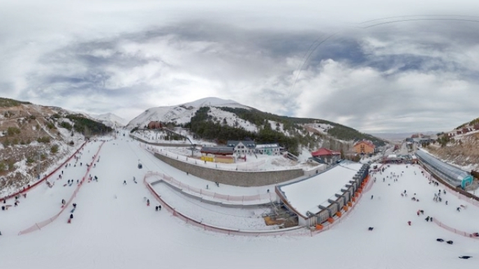 Palandöken'de kayak keyfi