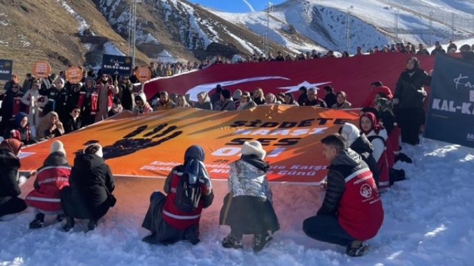 Palandöken’den şiddete karşı net mesaj