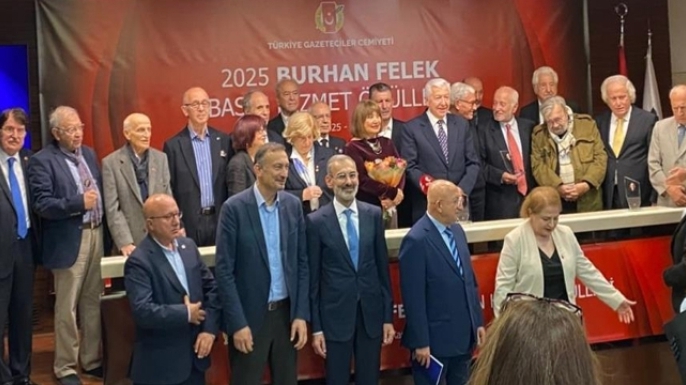 Sabuncuoğlu’na Burhan Felek ödülü
