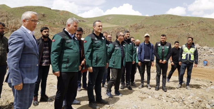 Şehitler Barajı inşaatına sıkı takip