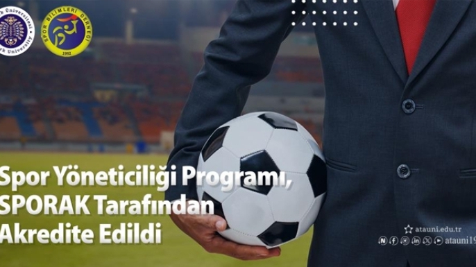 Spor yöneticiliği programı, Sporak tarafından akredite edildi